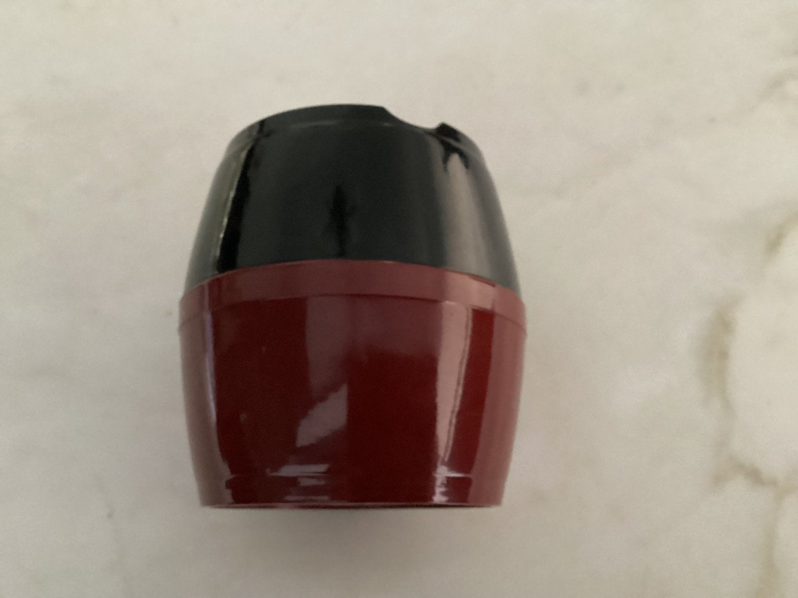 Asbak Bakeliet Rood/Zwart doorsn,7hoog 9 cm €14,50, Verzamelen, Ophalen, Zo goed als nieuw, Asbak