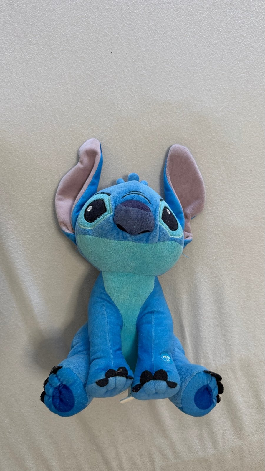 Disney Stitch Knuffel - Zo goed als nieuw, Ophalen, Disney, Overige typen, Blauw