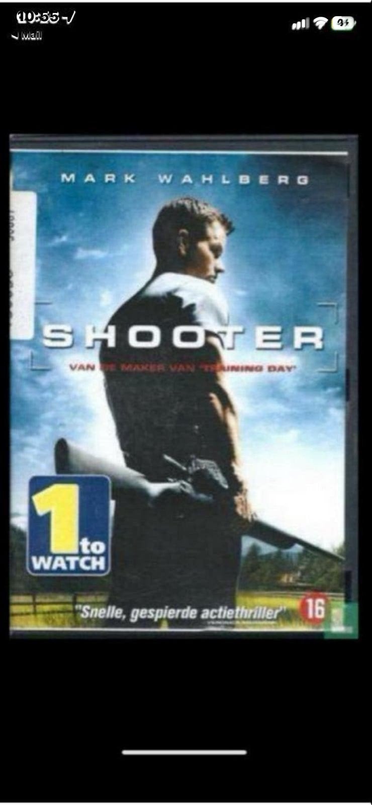 Shooter (DVD) - Actiethriller met Mark Wahlberg, Engels, Vanaf 16 jaar, Nederlands, Actiethriller