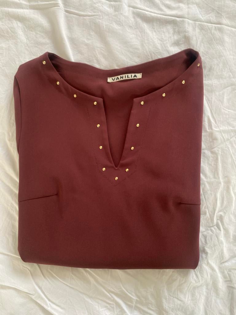 Vanilia top, Maat 38/40 (M), Ophalen of Verzenden, Zo goed als nieuw, Korte mouw