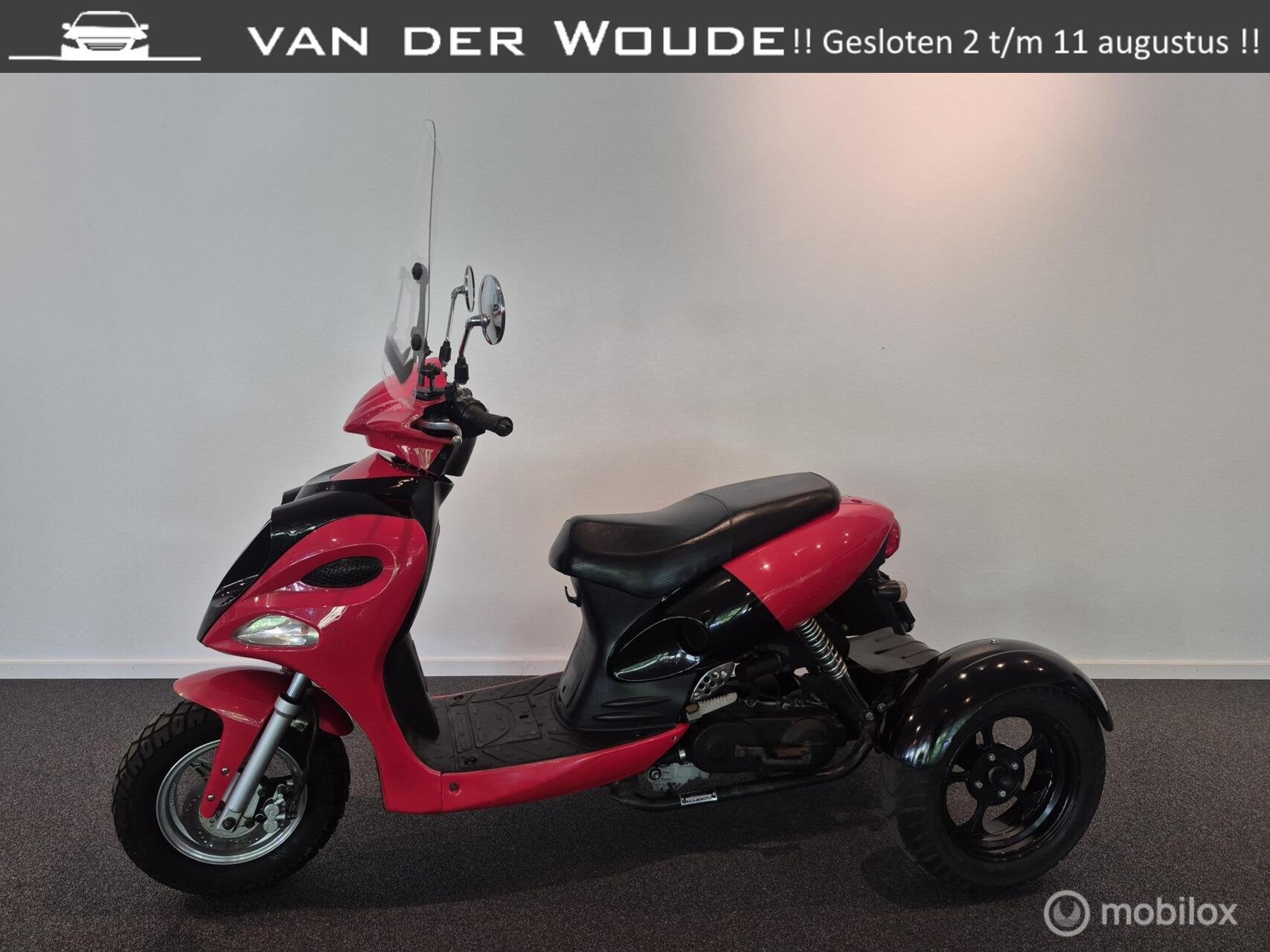Zhenhua Snorfiets ZH-50X 2015 Stoere 3 Wieler!, Fietsen en Brommers, Overige merken, Gebruikt, Benzine