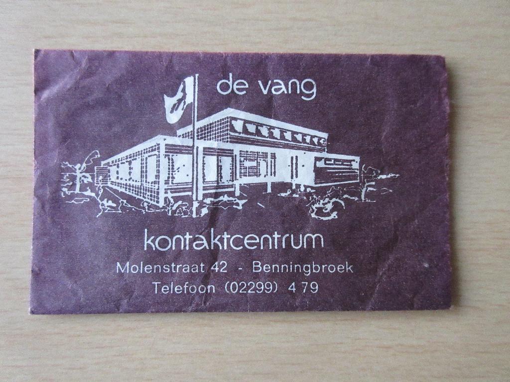 Benningbroek, De Vang / Kontaktcentrum, Verzenden, Nederland