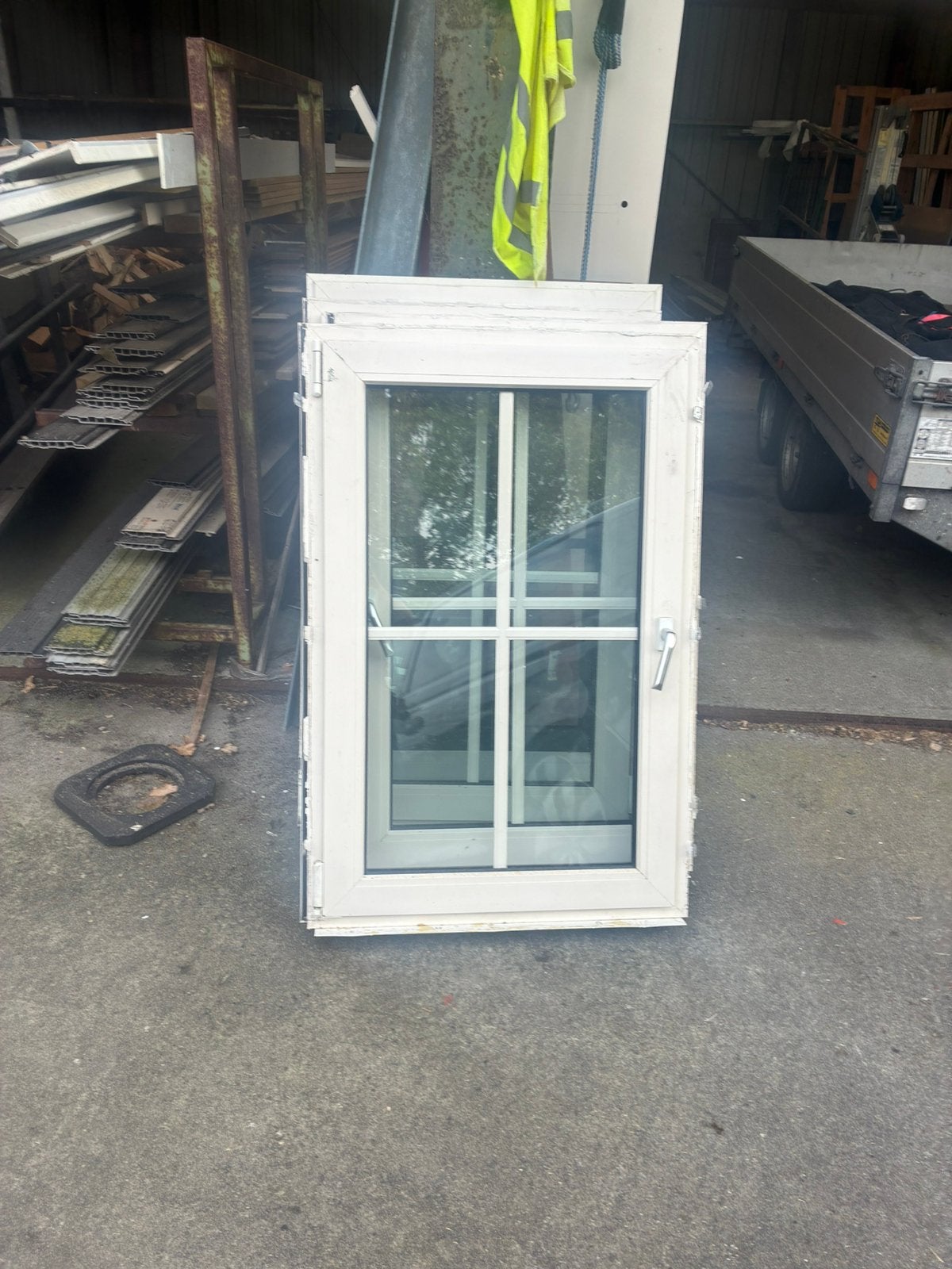 Kunststof kozijnen, Kunststof, Gebruikt, Raamkozijn, Inclusief glas