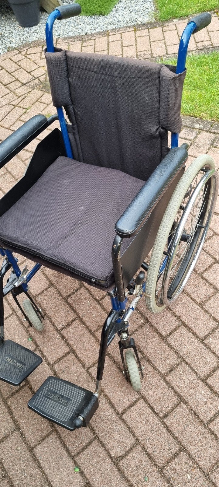 Rolstoel inklapbaar met voetsteunen, Diversen, Ophalen, Inklapbaar, Duwrolstoel