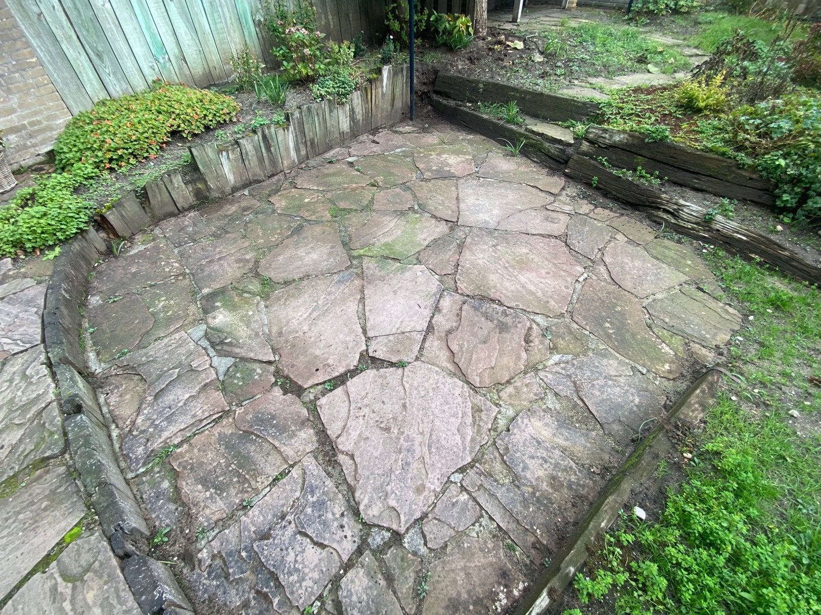 Tegels natuursteen, Ophalen, Zo goed als nieuw, Natuursteen, Terrastegels