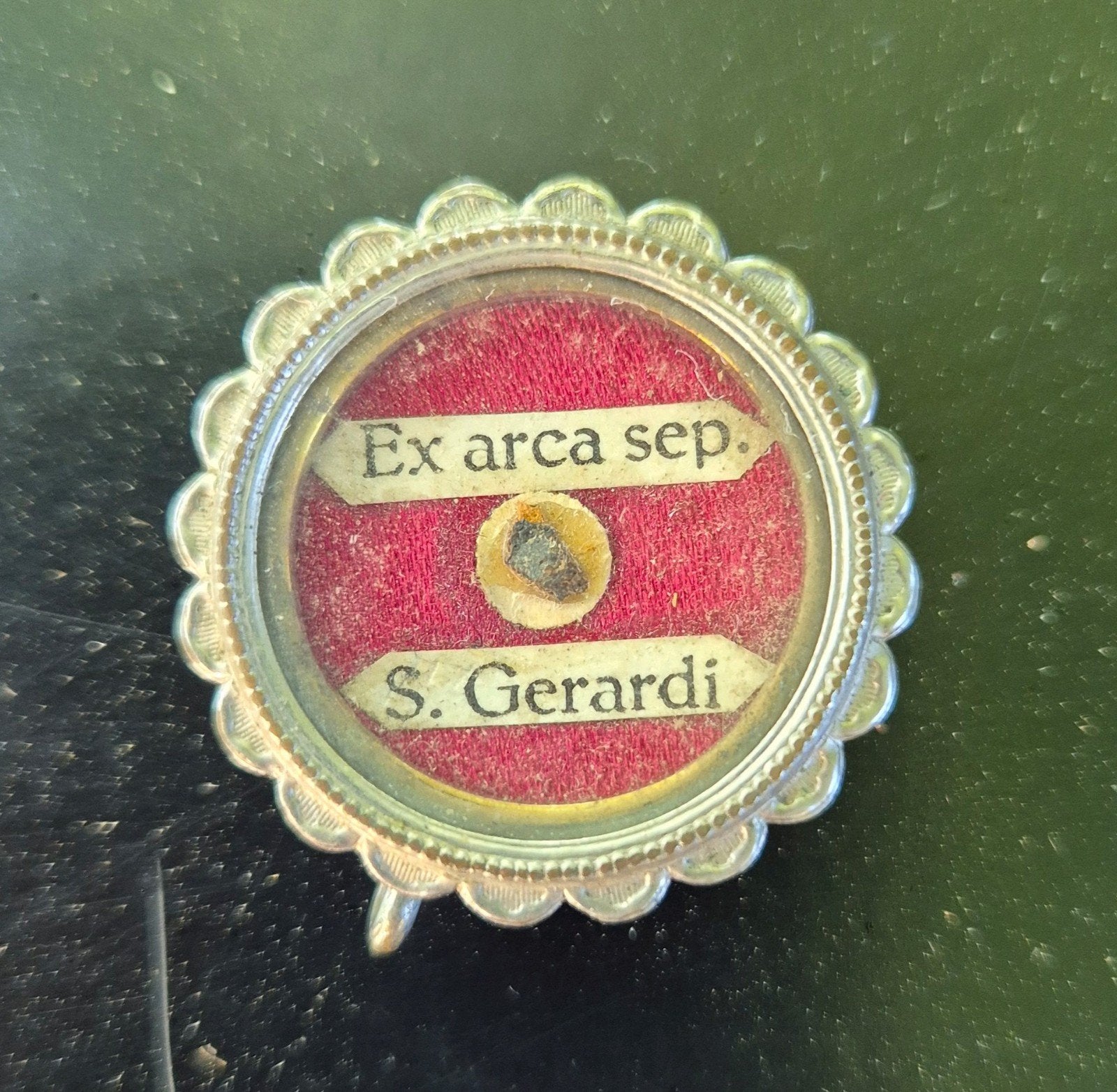 Theca of reliekmedaillon Sint Gerardus, Verzamelen, Ophalen of Verzenden