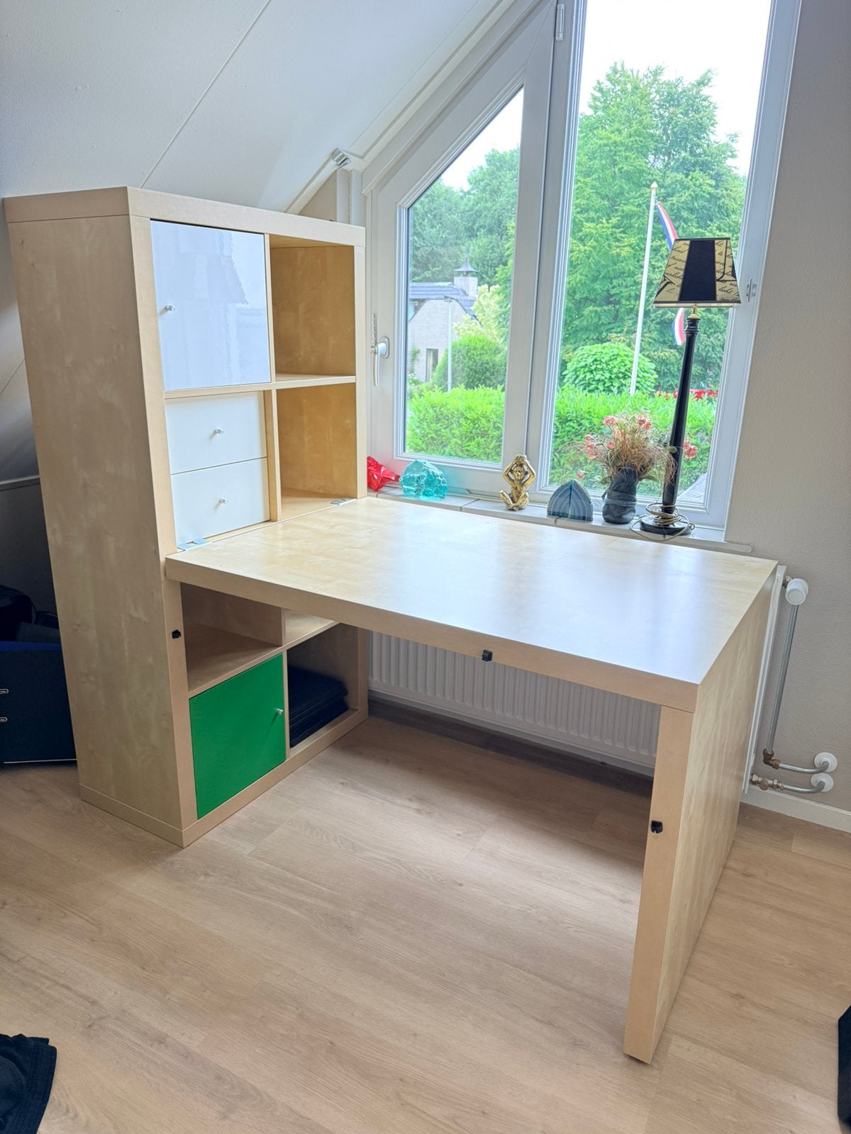 Kallax bureau met kast, Ophalen, Gebruikt, IKEA