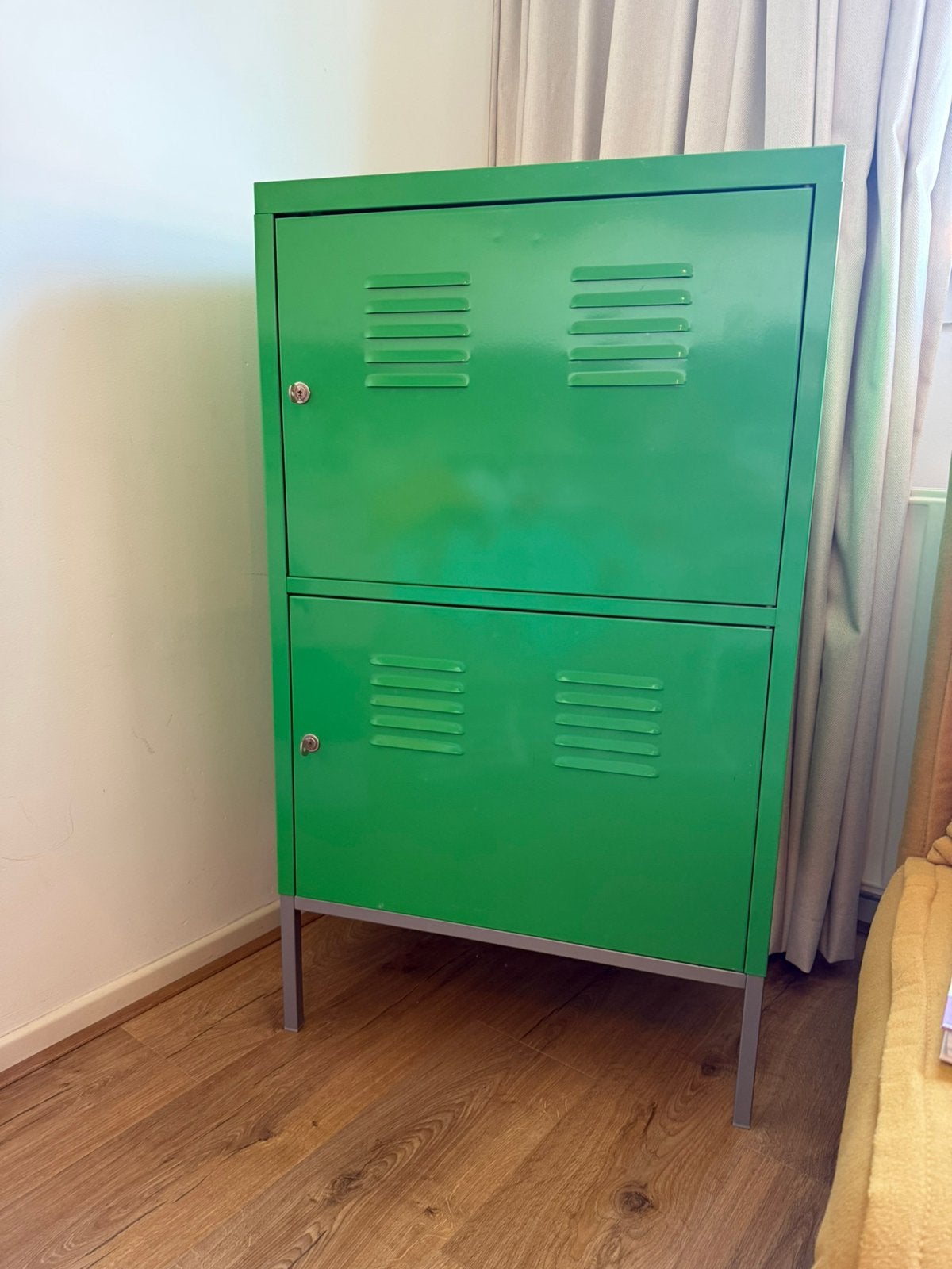 Kastje groen ikea lockerkastje, Ophalen, Gebruikt