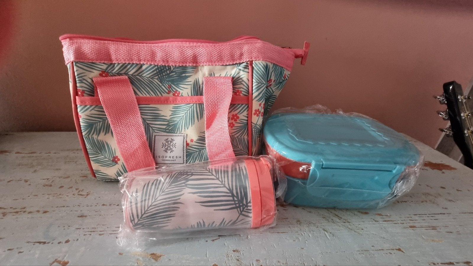*NIEUW*KOELBOX LUNCHTAS + BEKER + TROMMEL ISOFRESCH TECHNOL, Ophalen of Verzenden, Nieuw