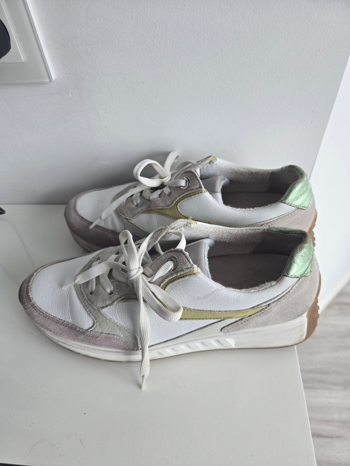 Gedragen Gabor sneakers, maat 38,5, Wit, Gabor, Ophalen of Verzenden, Sneakers of Gympen