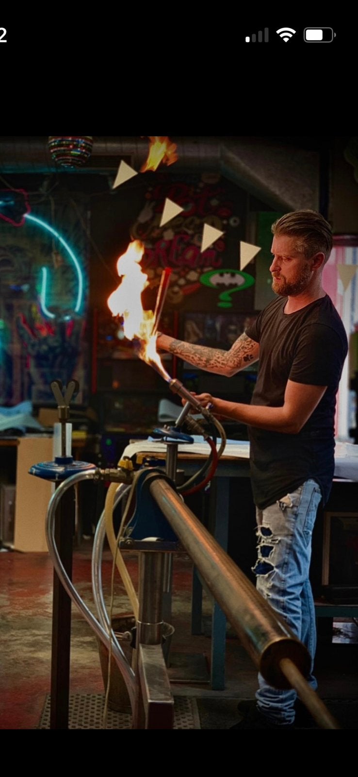 Neon reperatie/ laten maken, Eén persoon, Ticket of Toegangskaart