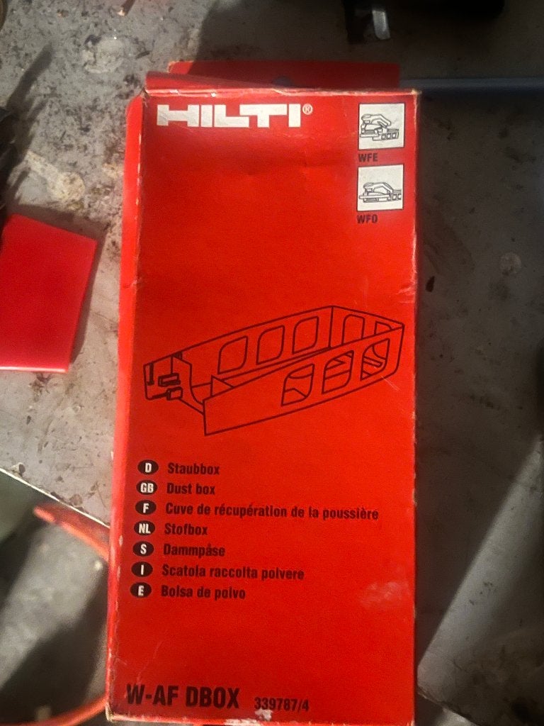 Hilti Schuurschijven Stofbox Stofzakken voor Hilti WFE 450-E, Ophalen of Verzenden, Nieuw, Hilti