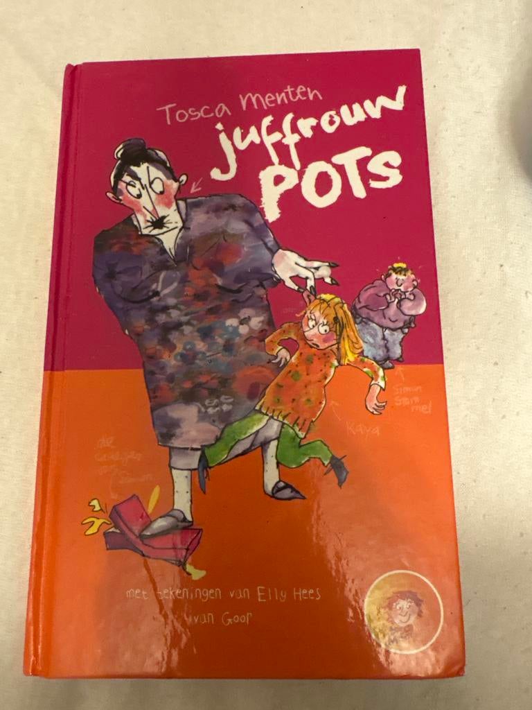 Juffrouw Pots - Tosca Menten (Kinderboek), Ophalen of Verzenden, Zo goed als nieuw, Fictie algemeen