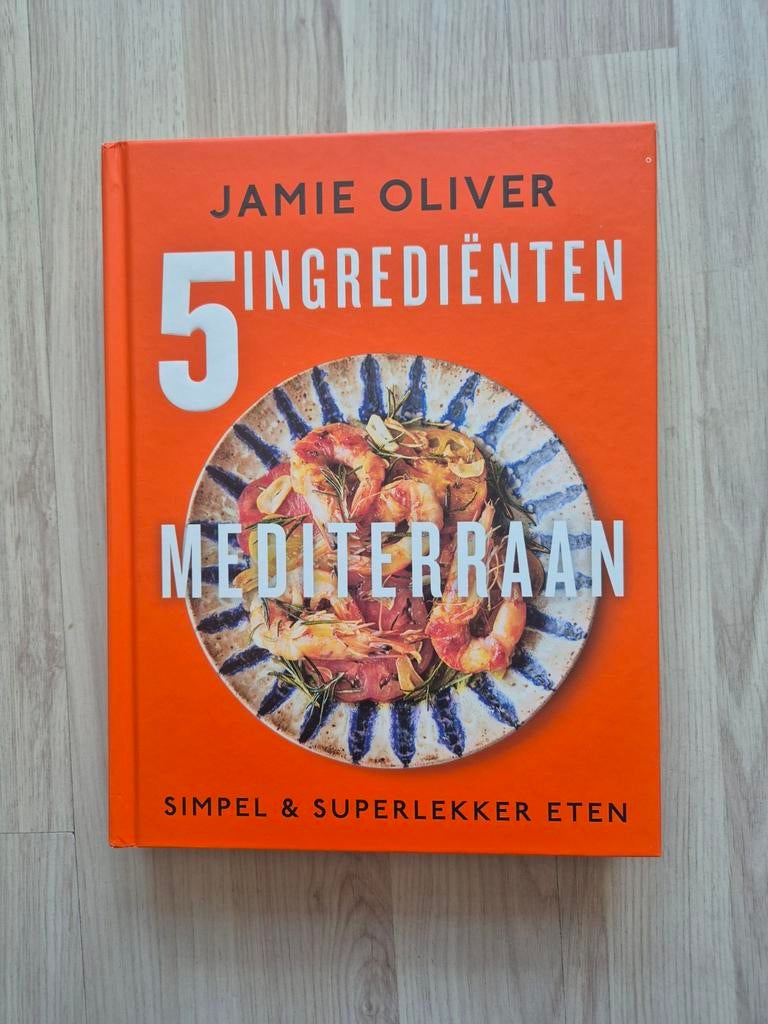 Jamie Oliver – 5 Ingrediënten Mediterraan, Boeken, Medisch, Ophalen of Verzenden, Zo goed als nieuw, Los deel