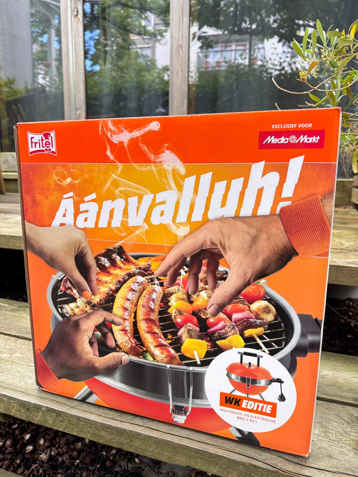 Oranje WK limited Fritel bbq barbecue houtkool en gas NIEUW, Ophalen of Verzenden, Zo goed als nieuw