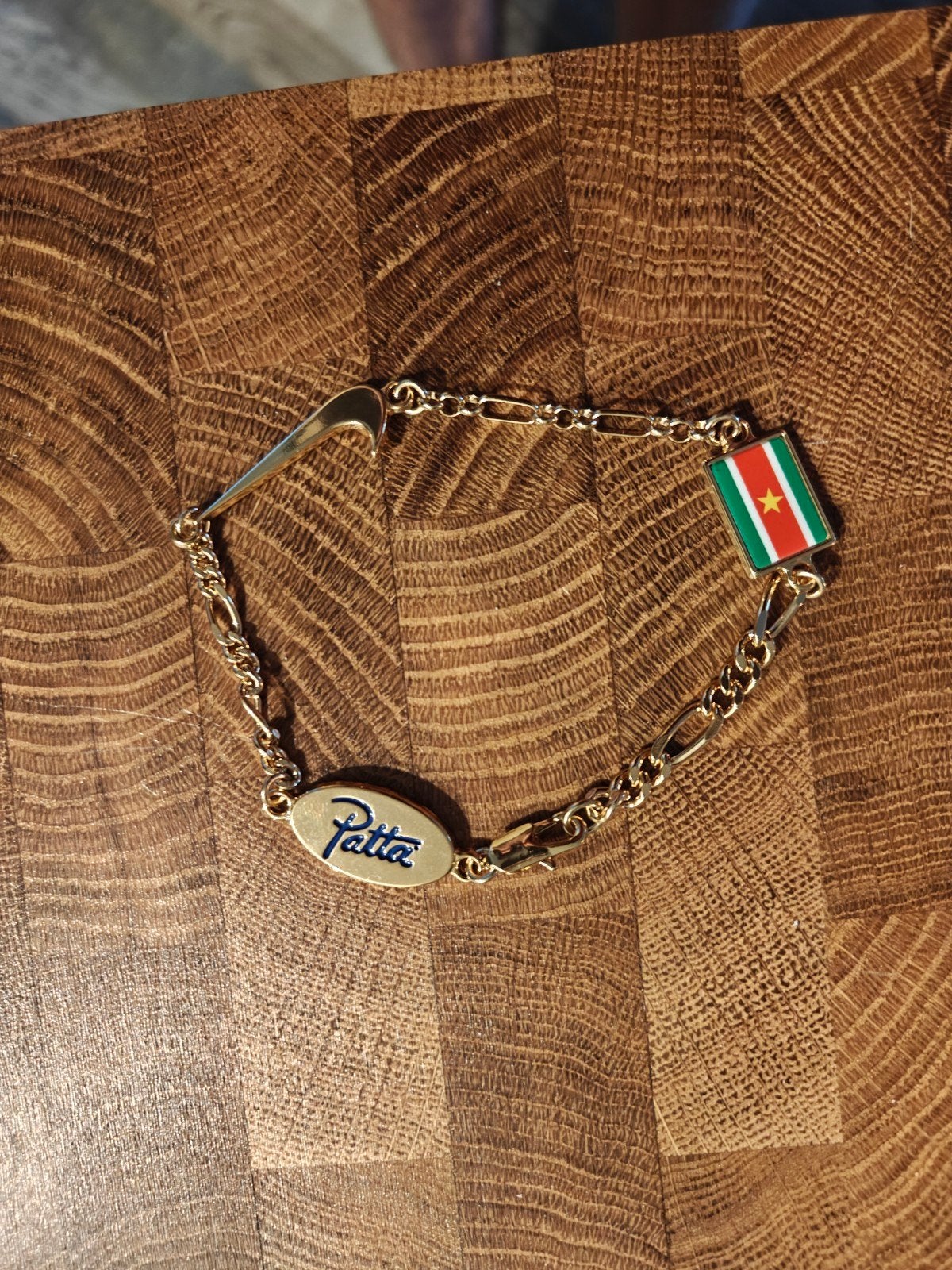 Patta x Nike Air Max 1 Armband Goud, Overige materialen, Ophalen of Verzenden, Zo goed als nieuw, Met bedels of kralen