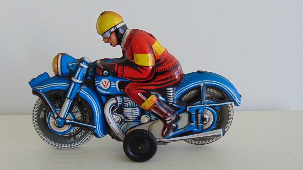 Blikken Motor Fiets Joseph Wagner Duitsland jaren 50/60s, Ophalen of Verzenden