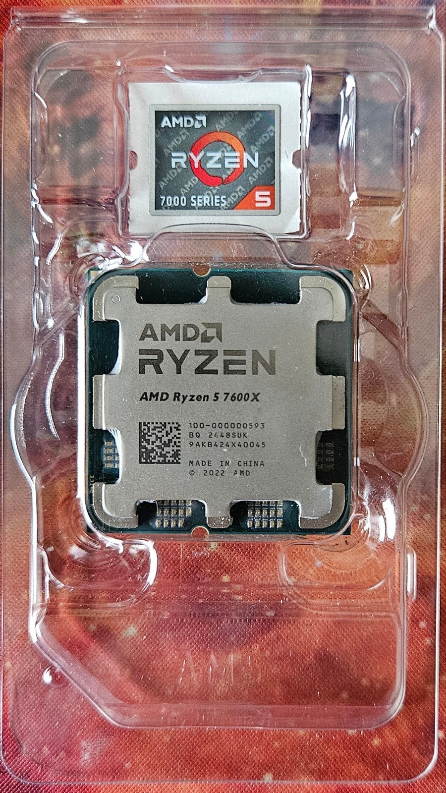 ryzen 5 7600X cpu, Computers en Software, 6-core, AM5, Zo goed als nieuw, 3 tot 4 Ghz