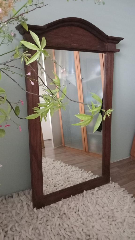 Prachtige oude spiegel, Huis en Inrichting, Woonaccessoires | Spiegels, Ophalen of Verzenden, Rechthoekig