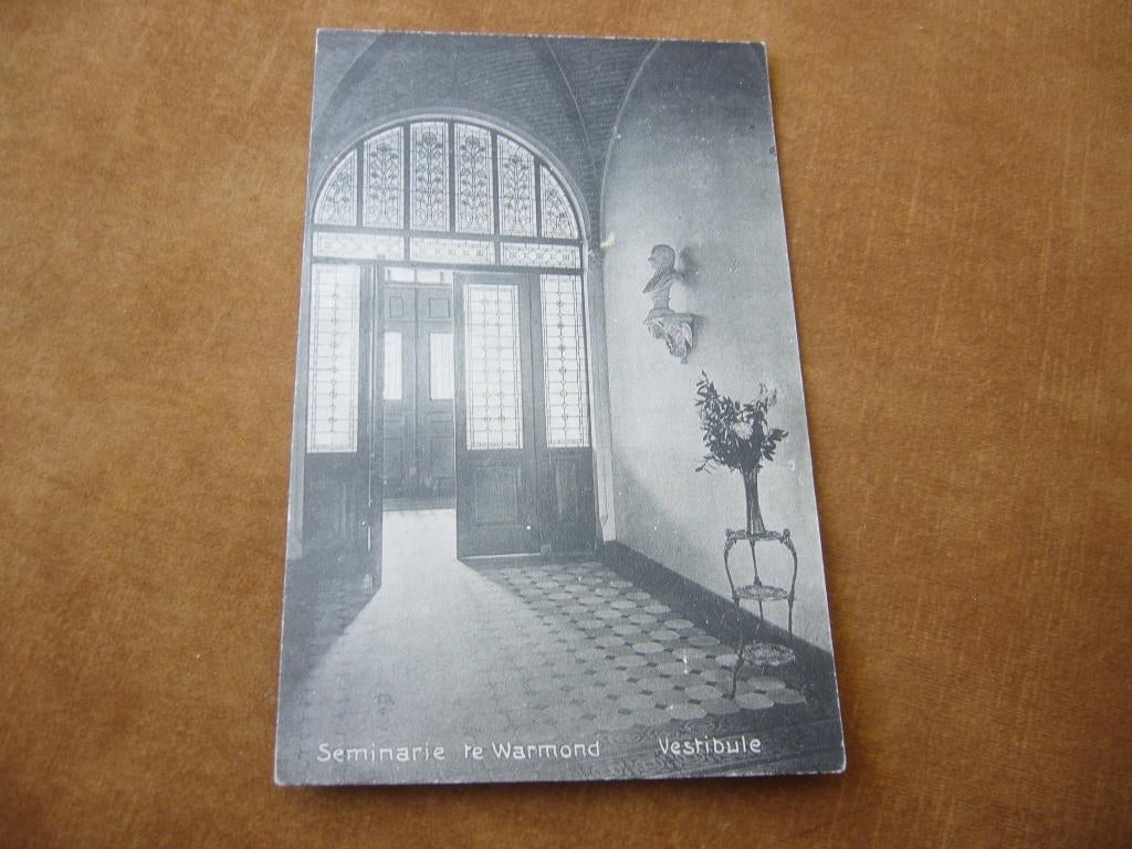 WARMOND  =  SEMINARIE  -  VESTIBULE  BRIEFKAART 1917, Ophalen of Verzenden, Voor 1920, Gelopen, Zuid-Holland