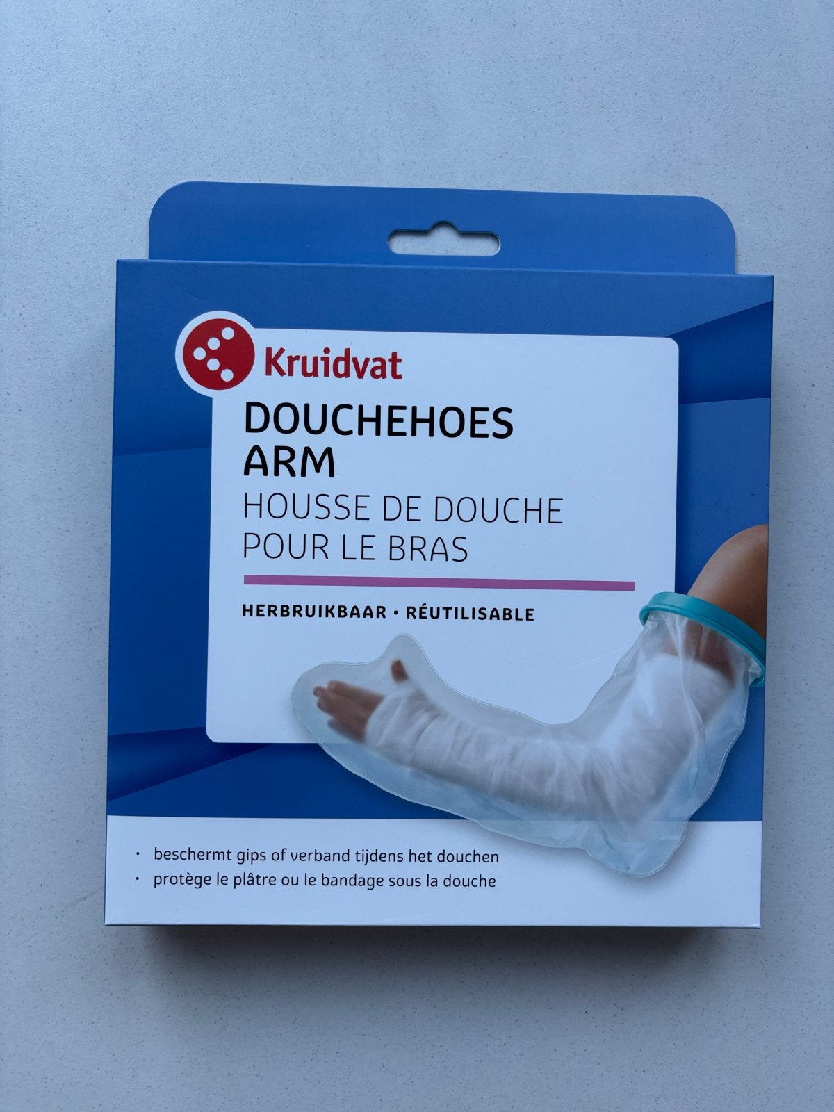 Douchegoes arm met bon, Ophalen, Zo goed als nieuw