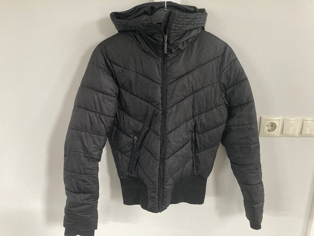 winterjas dames, Zwart, Coolcat, Gedragen, Ophalen
