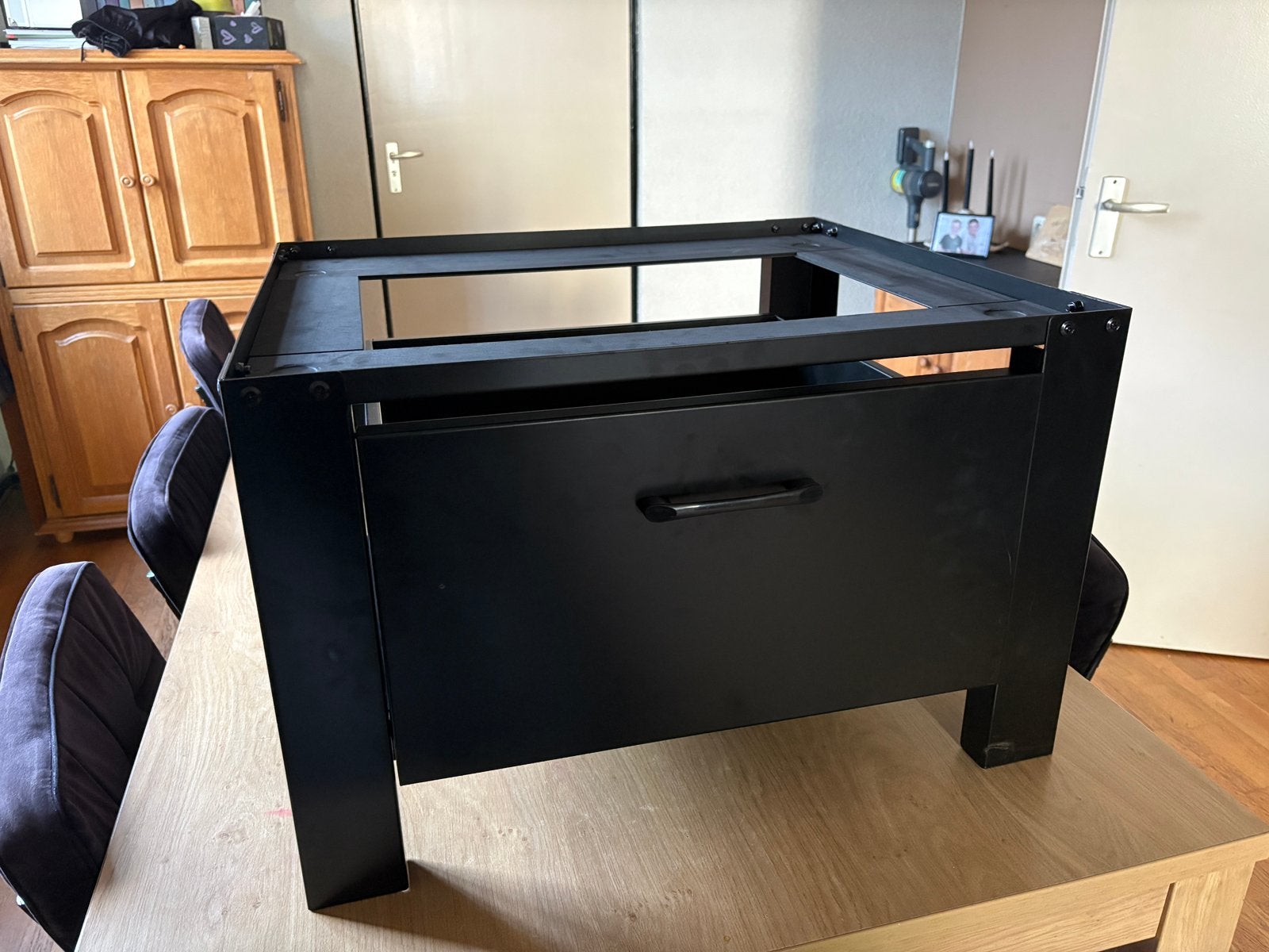 Wasmachine verhoger, Ophalen, 50 tot 100 cm, Zo goed als nieuw, Metaal