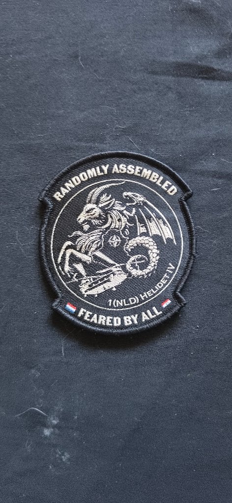 298Squadron Randomly Assembled patch, Ophalen of Verzenden, Luchtmacht, Nederland, Embleem of Badge