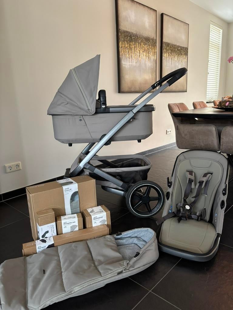 Complete Joolz Geo 3 sage green set met accessoires, Zo goed als nieuw, Combiwagen, Met reiswieg, Ophalen