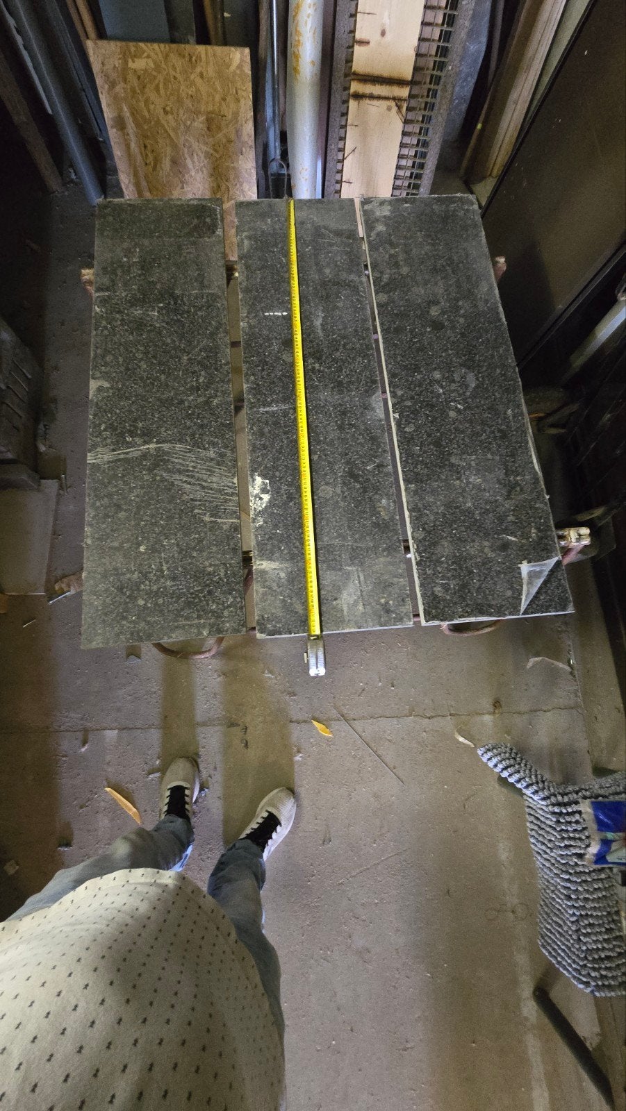 vensterbanktegels  hardsteen ( graniet ), Doe-het-zelf en Verbouw, Ophalen, 60 cm of meer, Keramiek, Nieuw