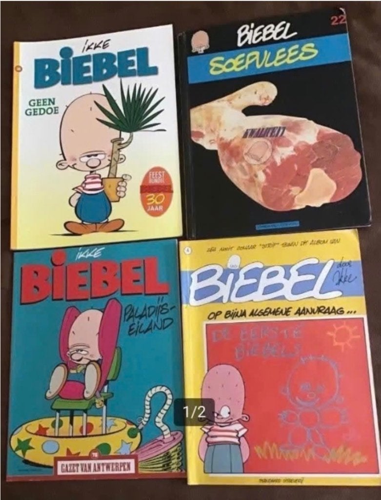 4 delen Biebel door Marc Legendre., Meerdere stripboeken, Ophalen of Verzenden, Gelezen