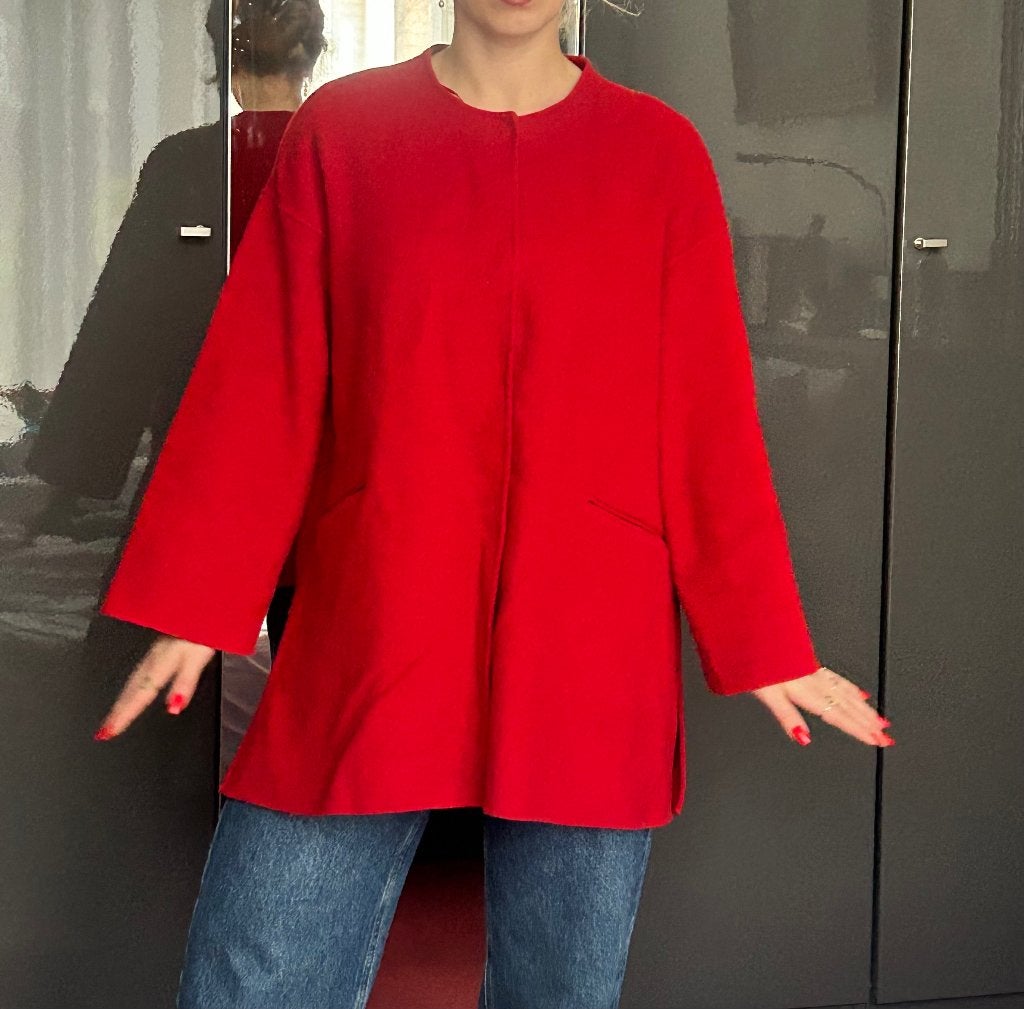 Winterjas Zara maat 38 (wol), Kleding | Dames, Maat 38/40 (M), Zara, Ophalen of Verzenden, Zo goed als nieuw