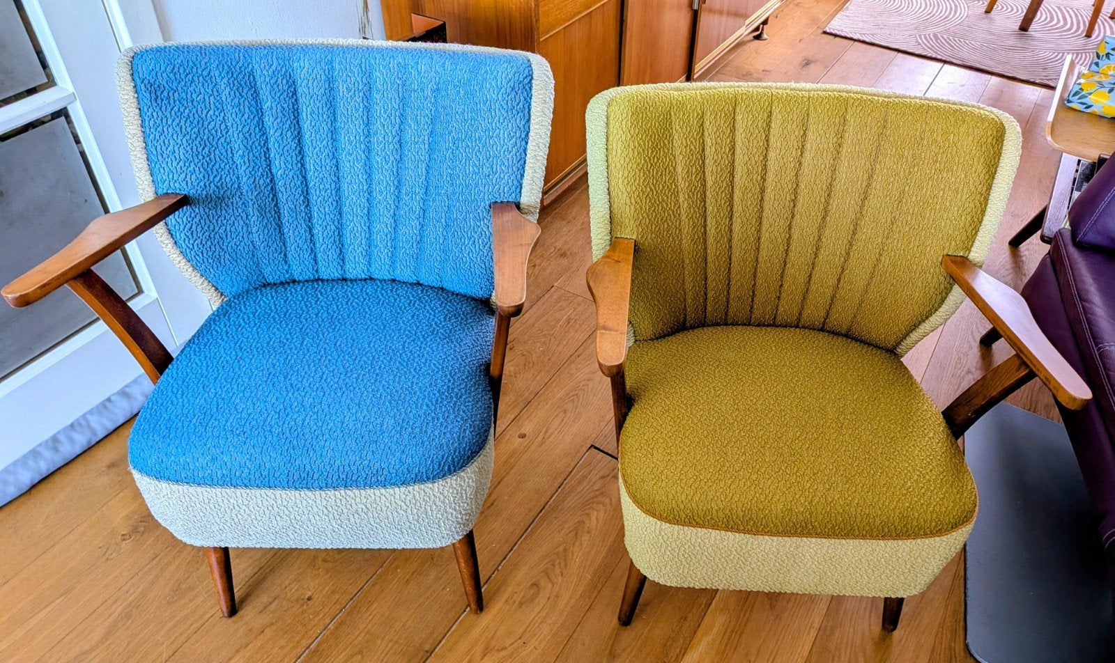 Set prachtige mid century stoelen, Ophalen