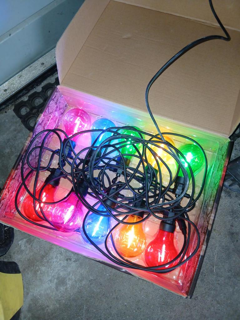Led snoer retro partylights. Zgan, Ophalen of Verzenden, Zo goed als nieuw