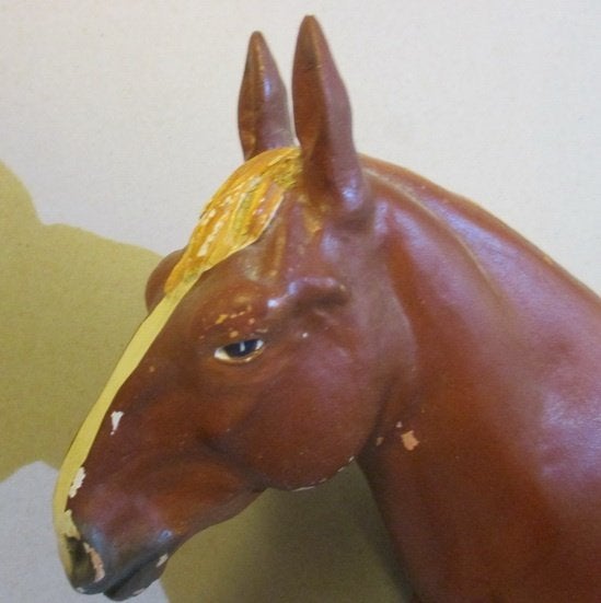 vintage model van paard uit slagerij beenhouwerij school 2, Ophalen