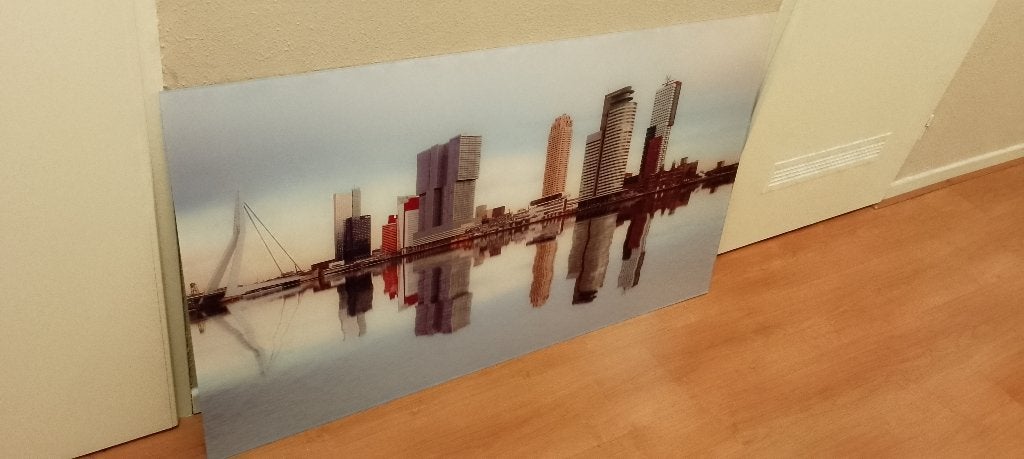 Kop van Zuid Plexiglas Skyline, Ophalen, Realistisch, Stads- / dorpsgezicht