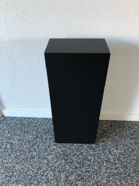 Strakke Zwarte Naadloze Sokkel Pilaar Kolom op maat 60x25x15, Ophalen of Verzenden, Nieuw