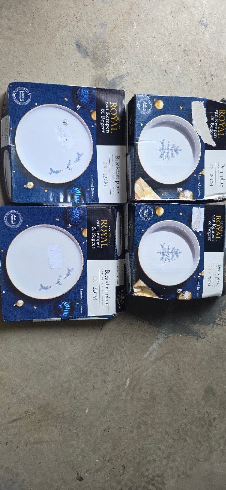 Royal van Kempen & Begeer Kerstservies - Limited Edition, Overige merken, Keramiek, Nieuw, Ophalen of Verzenden