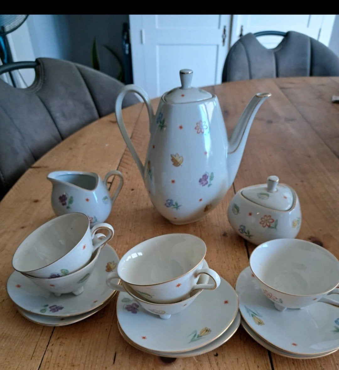 Vintage Winterling Marktleuthen Bavaria theeservies, Antiek en Kunst, Ophalen of Verzenden
