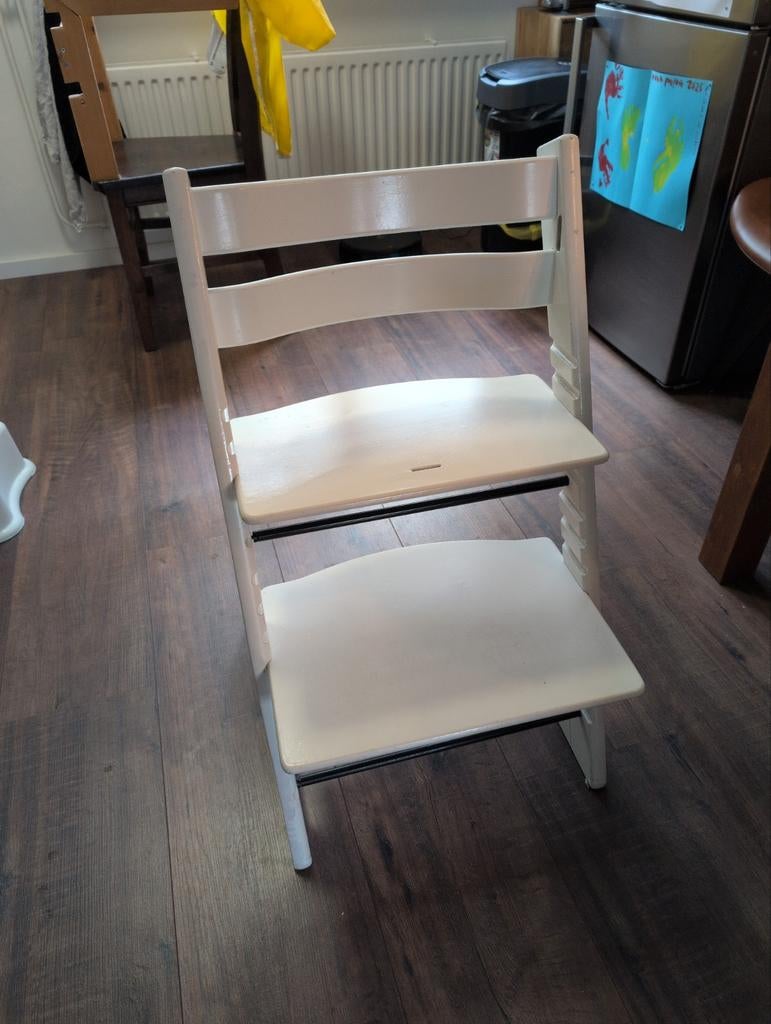 Stokke Tripp Trapp meegroeistoel - Wit, Ophalen, Gebruikt, Meegroeistoel