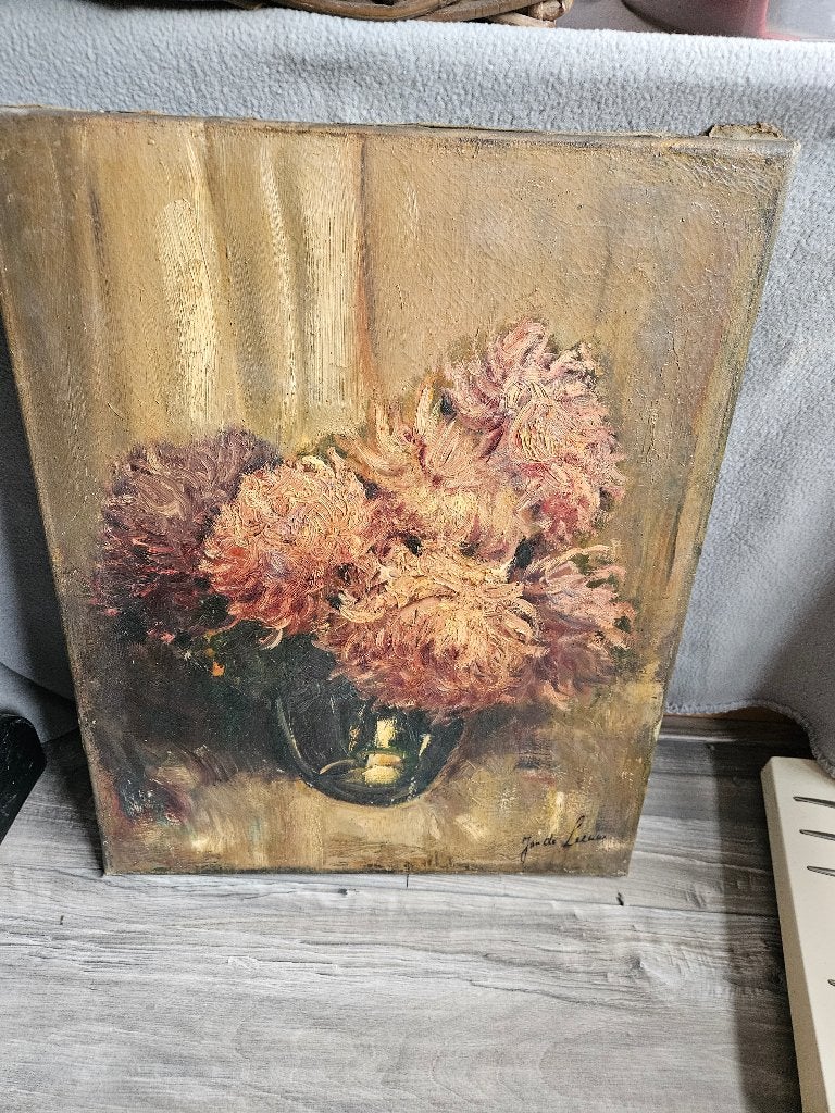 Jan de Leeuw Nederlands kunstenaar 1908-1988 Bergense school, Antiek en Kunst, Kunst | Schilderijen | Klassiek, Ophalen, Nederlandse school