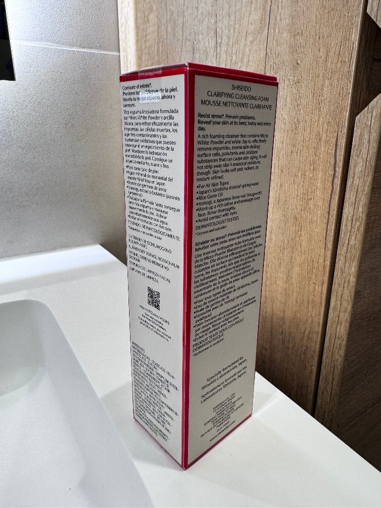Shiseido Clarifying Cleansing Foam 125ml, Ophalen of Verzenden, Nieuw, Gehele gezicht, Reiniging