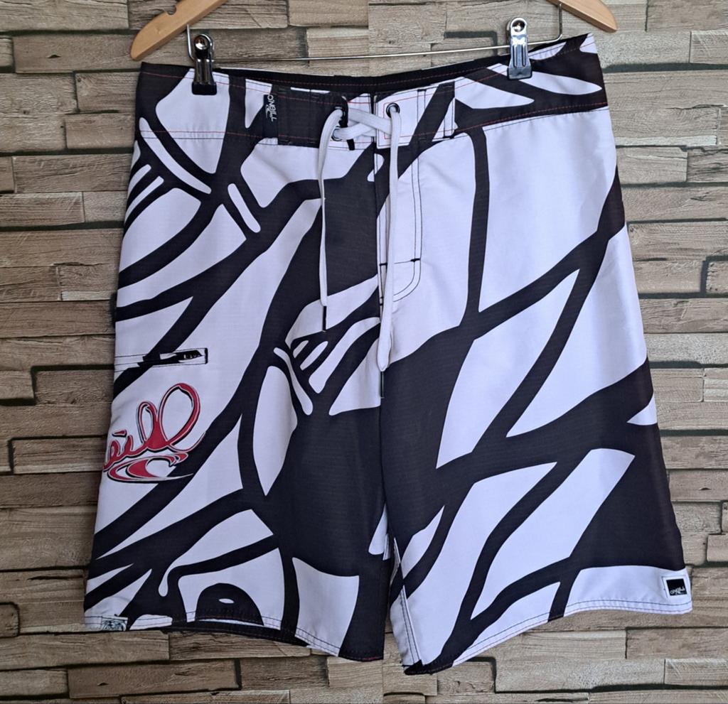 O'Neill Zwemshort Maat 31 - Zwart/Wit Patroon, Kleding | Heren, Badmode en Zwemkleding, Verzenden, Zwart, O'Neill, Overige maten