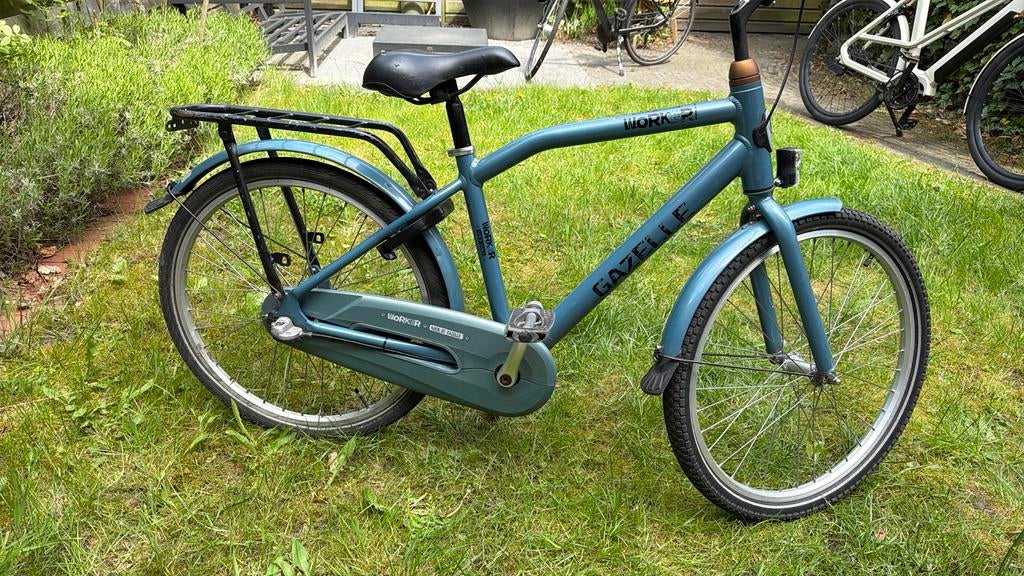 Gazelle Worker 24 inch - stevige jongensfiets, Fietsen en Brommers, Ophalen, Terugtraprem, Versnellingen, Gebruikt