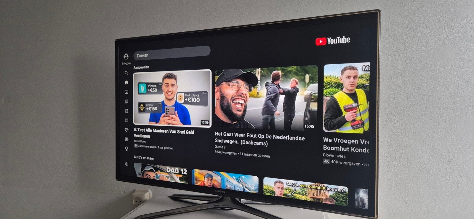 Samsung Smart TV 40 inch Full HD, Ophalen, LED, Zo goed als nieuw, Samsung