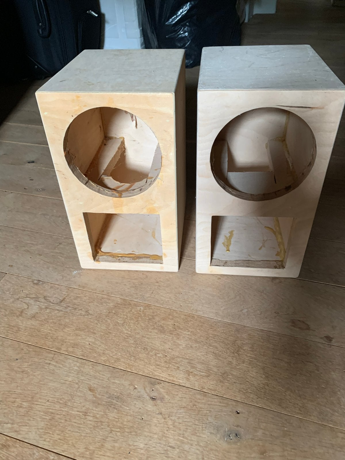 Bekisting zelfbouw luidsprekers - Beuken triplex, Nieuw, Minder dan 60 watt, Boekenplank luidspreker, Ophalen