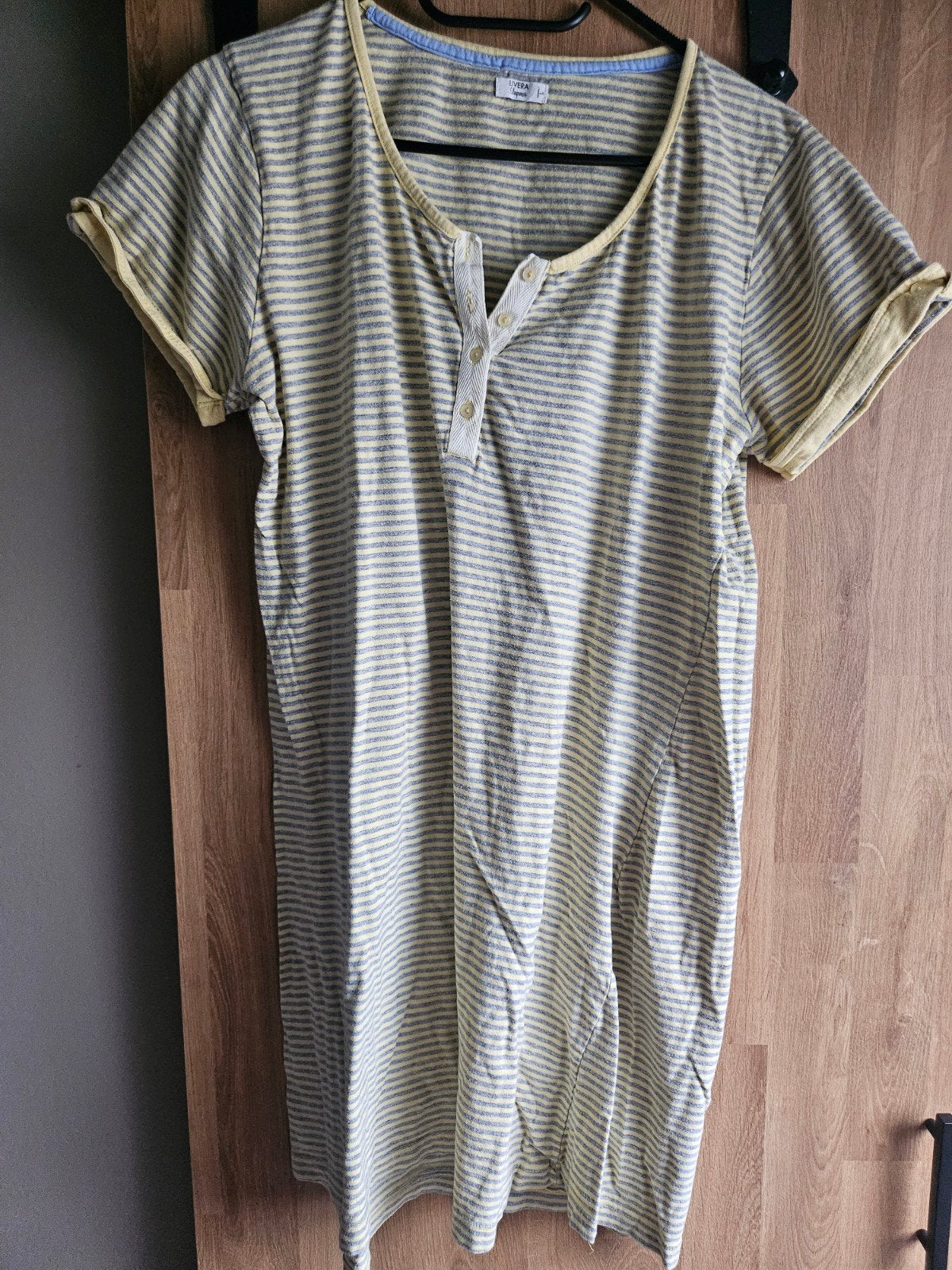 Livera Sleepwear gestreept nachthemd - Maat L, Livera Sleepwear, Ophalen of Verzenden, Gedragen