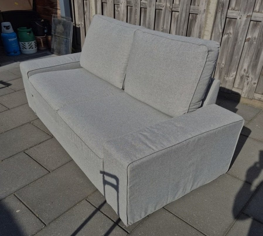 2 zits bank te koop, 6 maanden oud €100,=, Ophalen, Tweepersoons, 75 tot 100 cm, Zo goed als nieuw