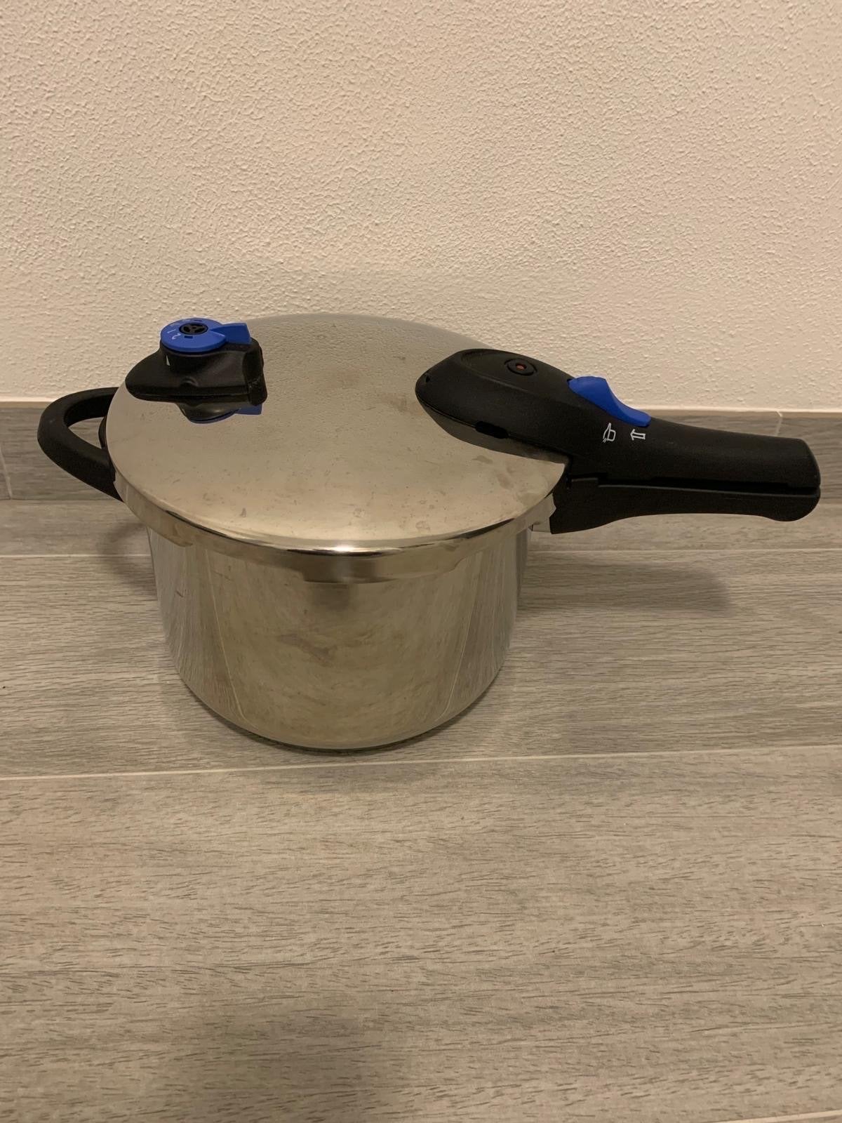 BK Snelkookpan - 6 Liter - RVS, Ophalen, Snelkookpan, BK, Geschikt voor inductie