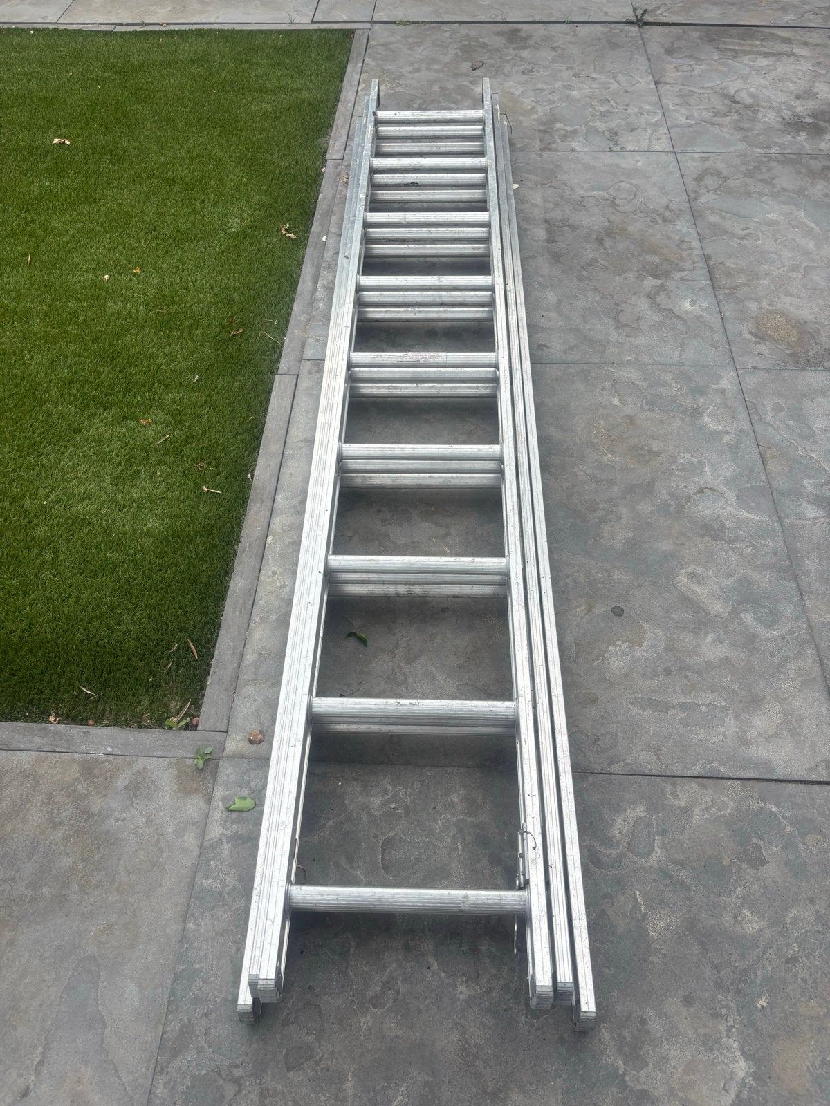 Uitschuifbare ladder - Excelsior - 6.31m, Doe-het-zelf en Verbouw, Ladders en Trappen, Gebruikt, Ophalen of Verzenden, Ladder